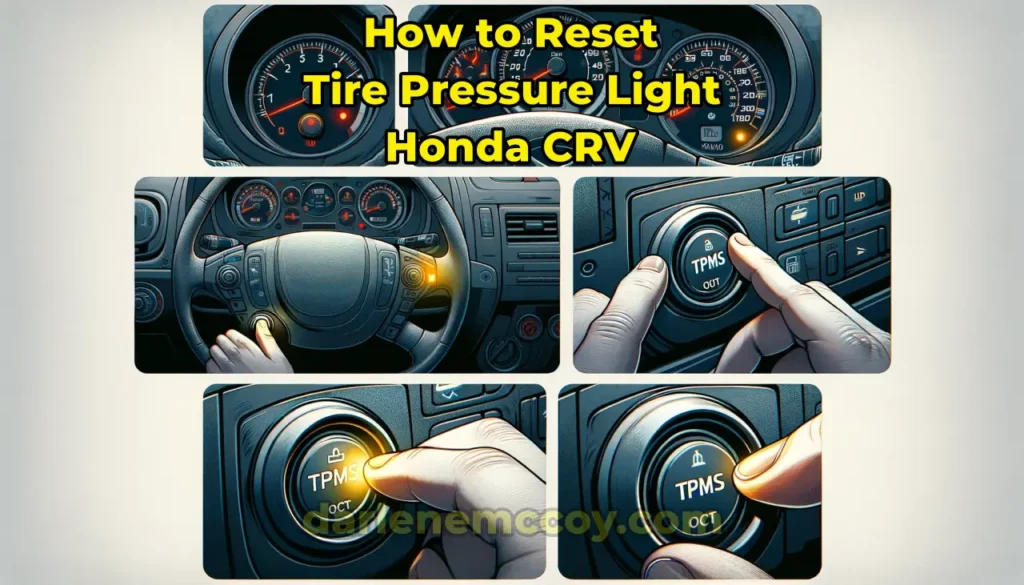 How to Reset Tire Pressure Light Honda CRV