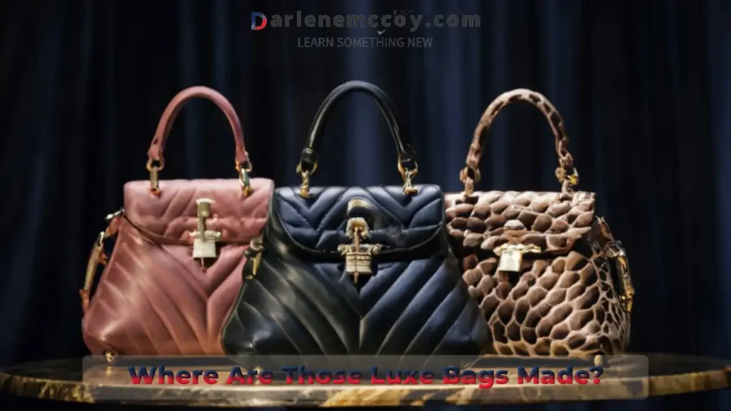 Where Are Those Luxe Bags Made?
